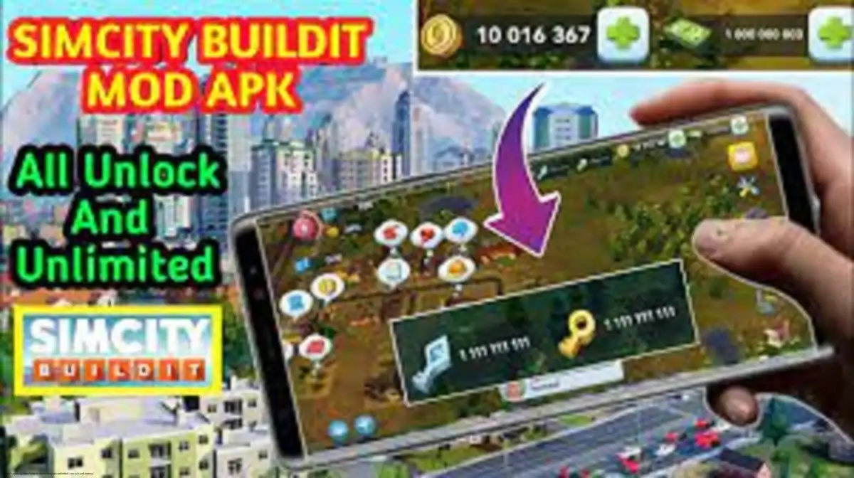 SimCity BuildIt Mod APK Unlimited Simcash and Money