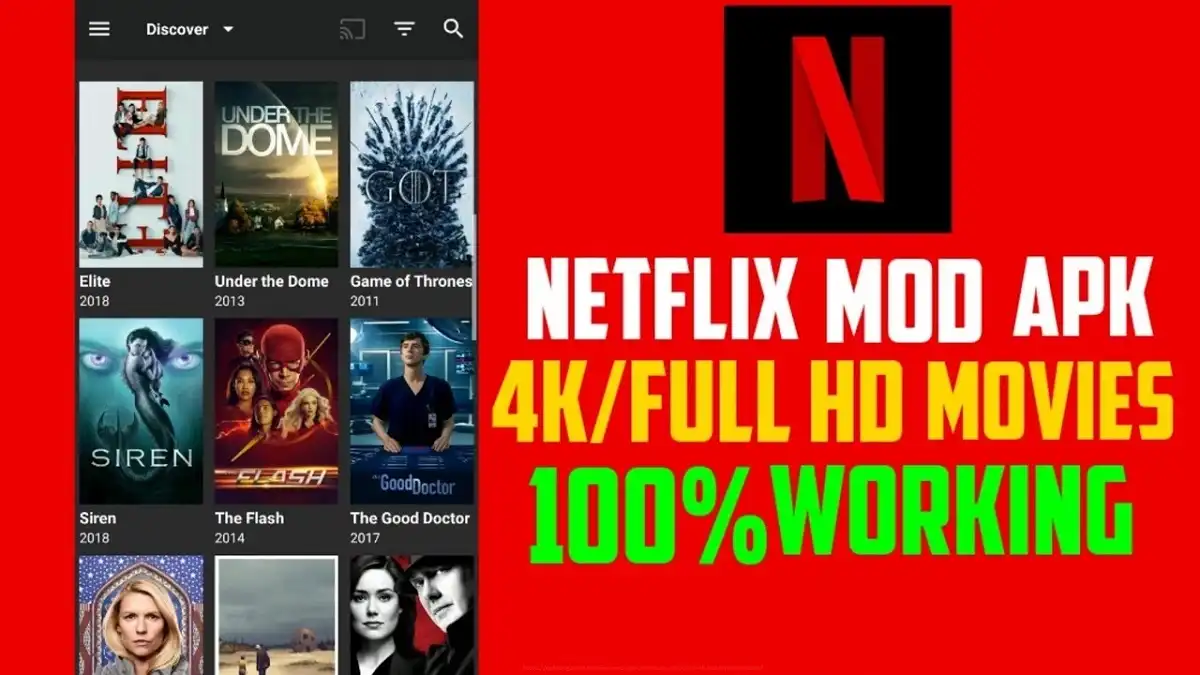 Netflix Premium Mod APK All Region Unlocked