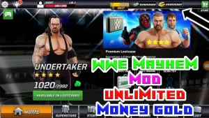 WWE Mayhem Mod Vr1.92.117 Menu APK (Unlimited Gold/Money) 2