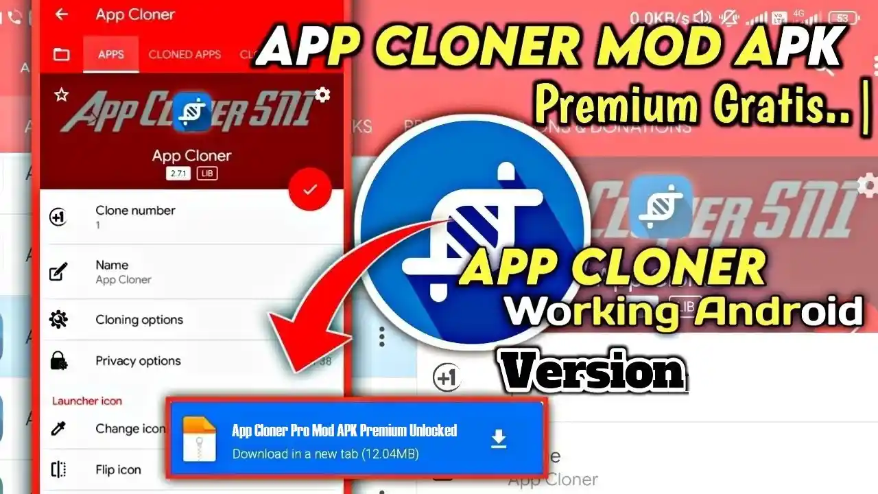 App Cloner Pro Mod APK Premium Unlocked 4