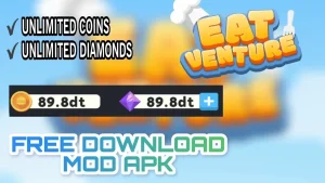 Eatventure Mod APK V1.43.0 (Unlimited Diamonds and Money) 1