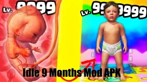 Idle 9 Months Mod APK V1.41.3 (Unlimited Money, Nutrition, Cell) 1