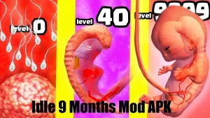 Idle 9 Months Mod APK V1.41.3 (Unlimited Money, Nutrition, Cell) 2