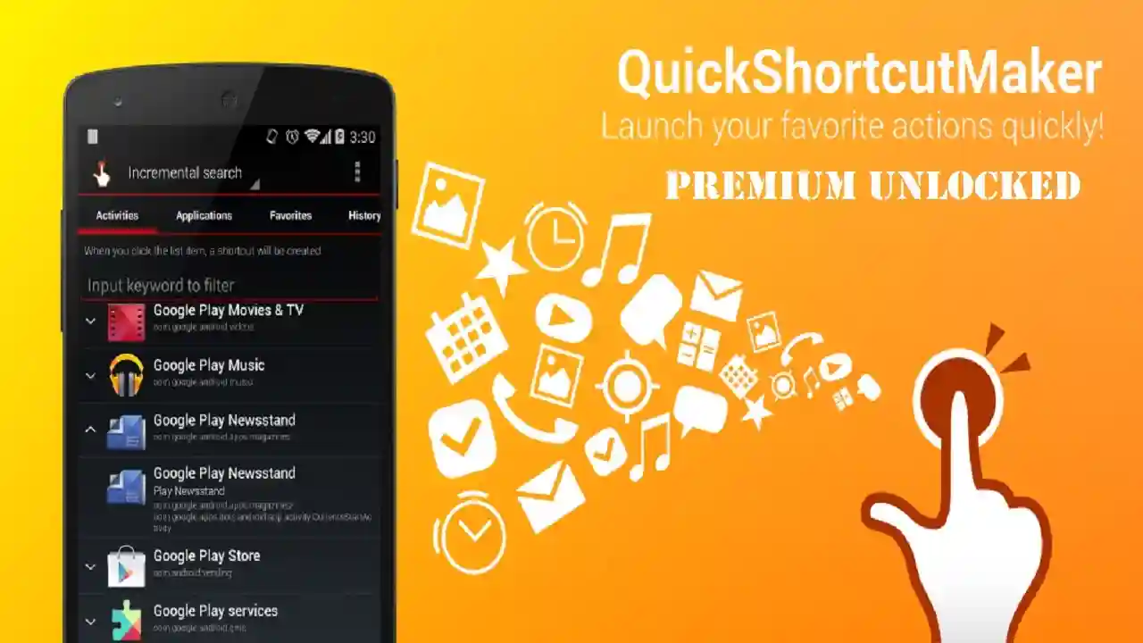 Quick Shortcut Maker Mod APK Premium Unlocked 2
