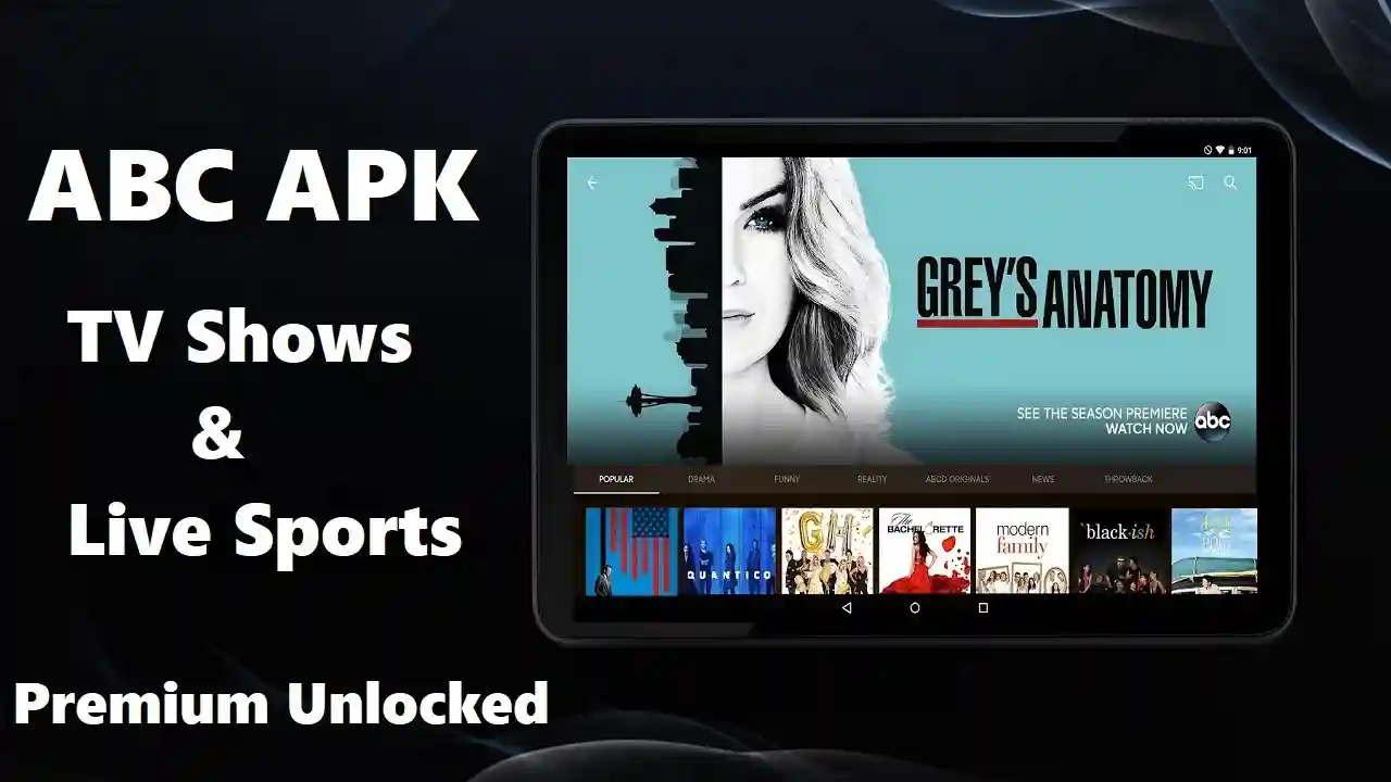 ABC APK Mod TV Shows and Sports
