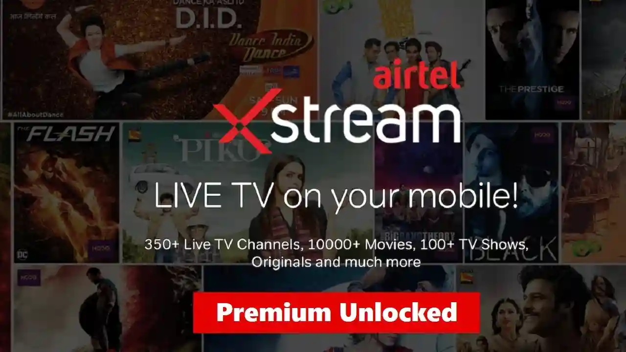 Airtel Xstream Play MOD APK Premium Unlocked