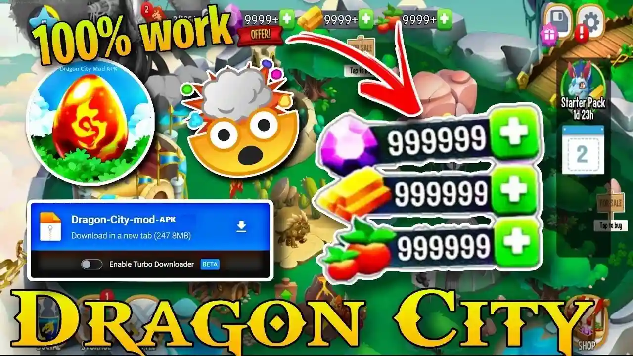 Dragon City Mod APK Unlimited Money and Gems