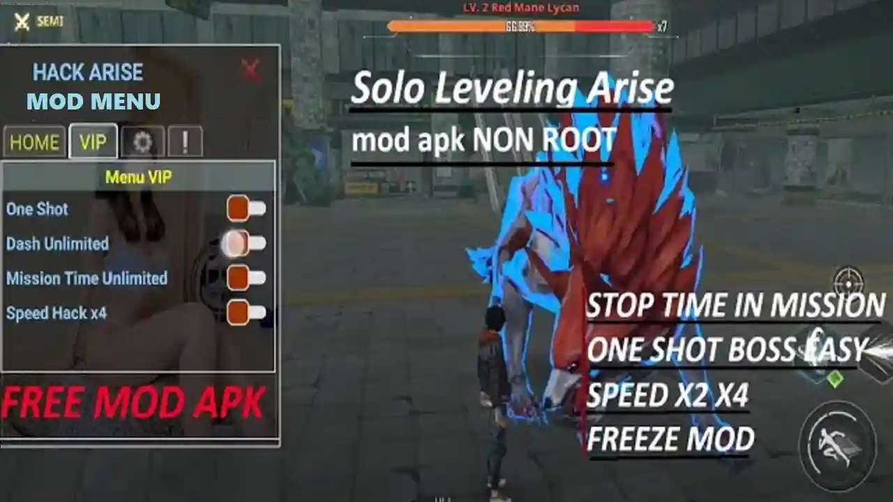 Solo Leveling Arise APK Mod Menu Unlimited Gems