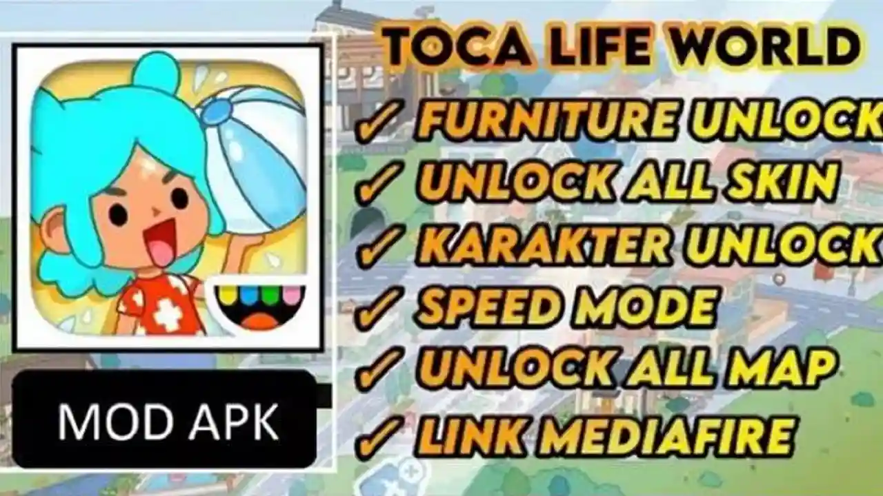 Toca Boca Life World Mod APK Unlocked All Furniture