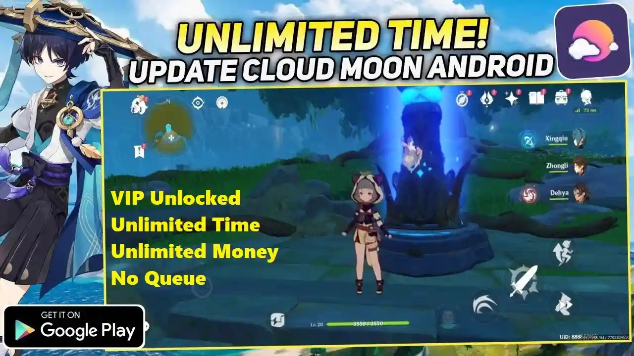 CloudMoon Premium Mod APK Unlimited Time