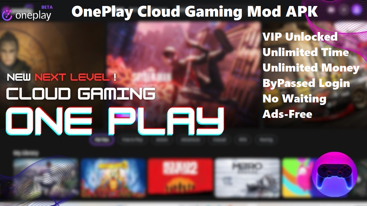 OnePlay Cloud Gaming Mod APK Unlimited Time 2