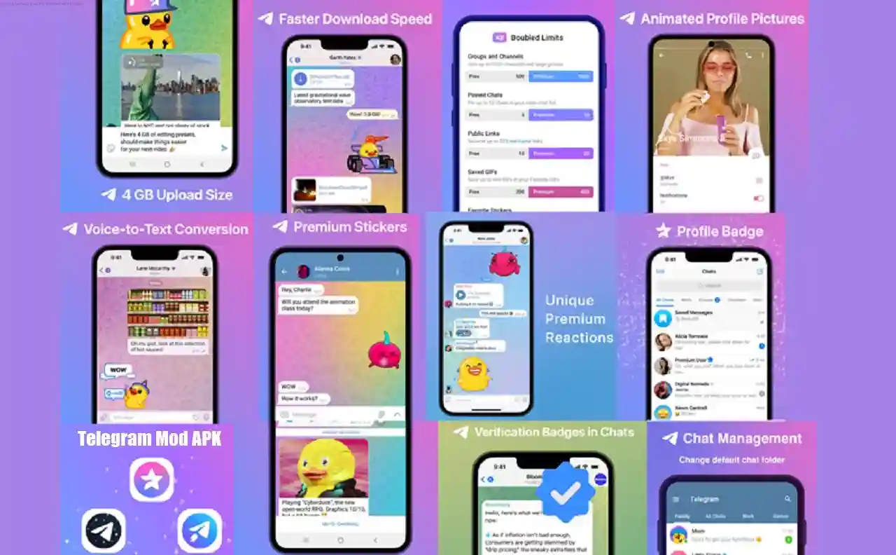 Telegram Mod APK Gold Unlocked 3