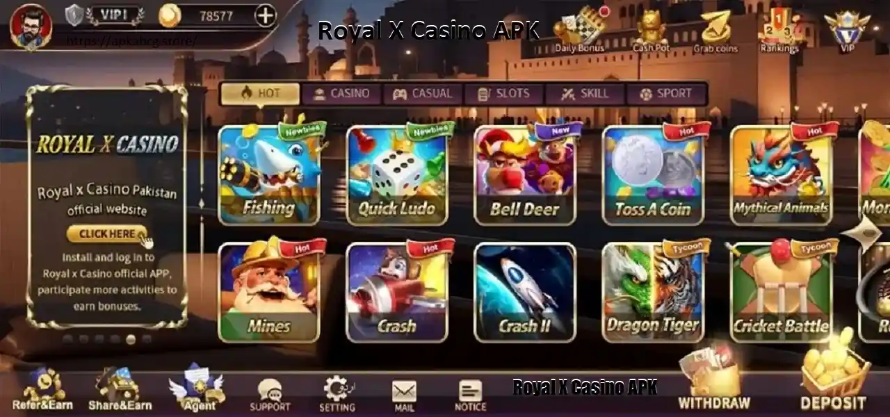 Royal X Casino APK Download