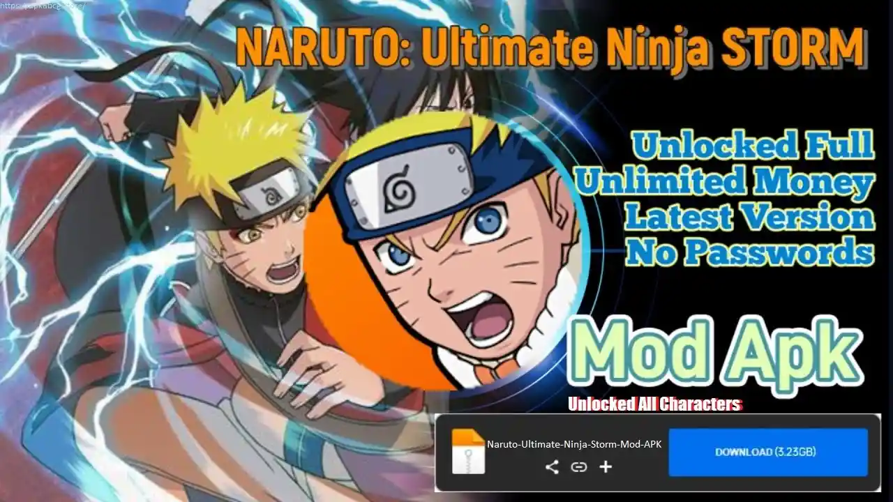 Naruto Ultimate Ninja Storm Mod APK Unlocked All Characters