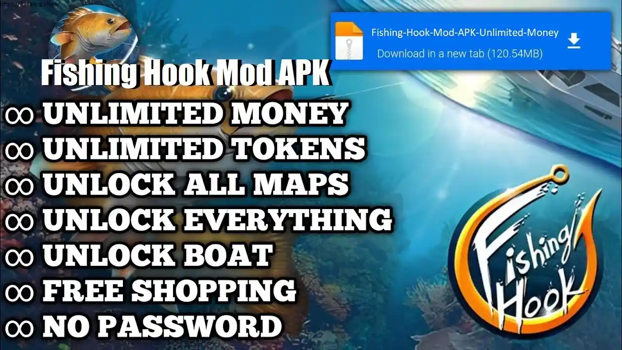 Fishing Hook Mod APK Unlimited Money