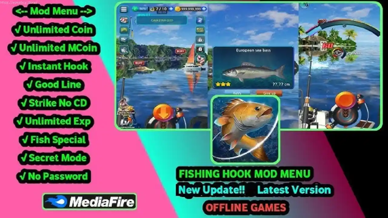 Fishing Hook Mod APK Unlimited Money