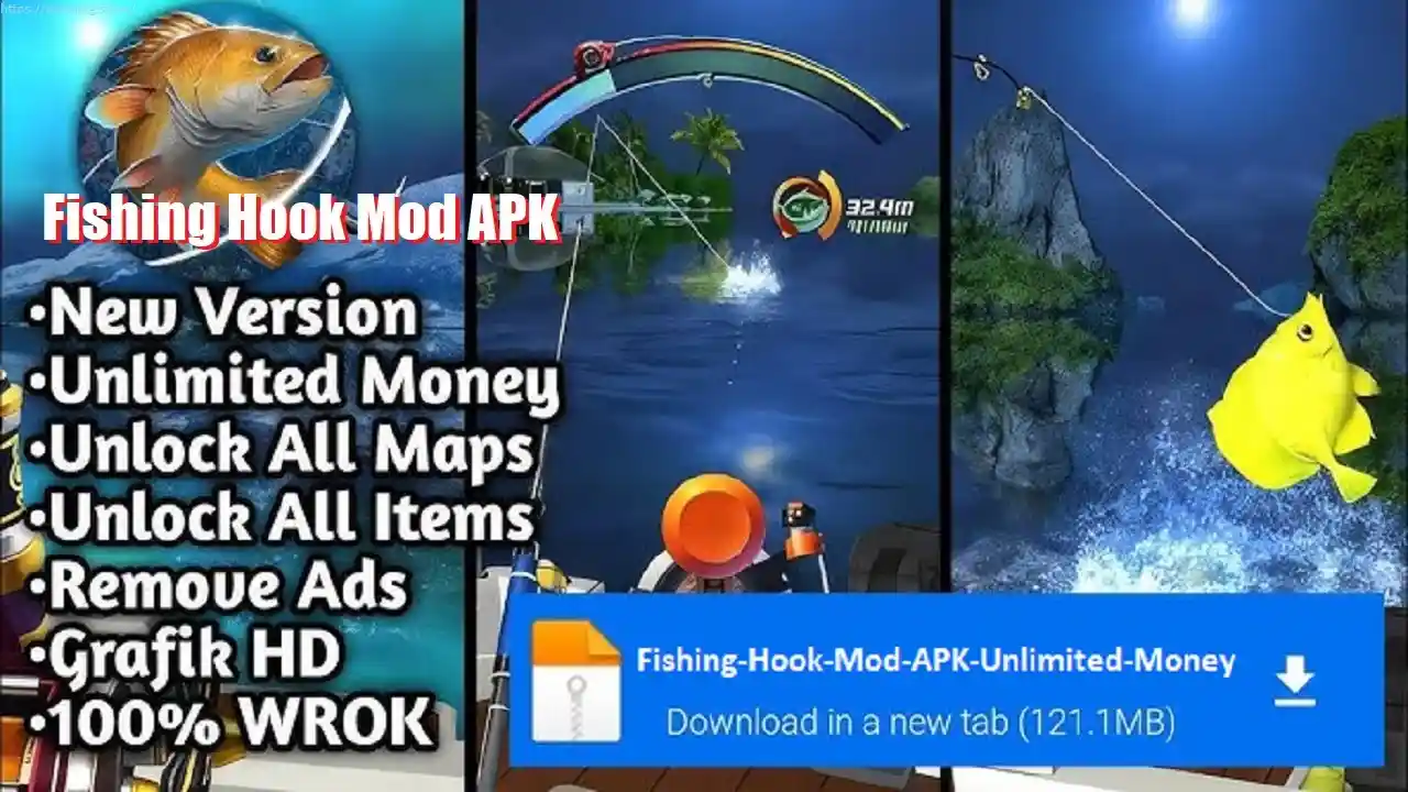 Fishing Hook Mod APK Unlimited Money