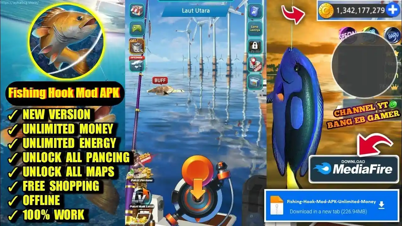 Fishing Hook Mod APK Unlimited Money