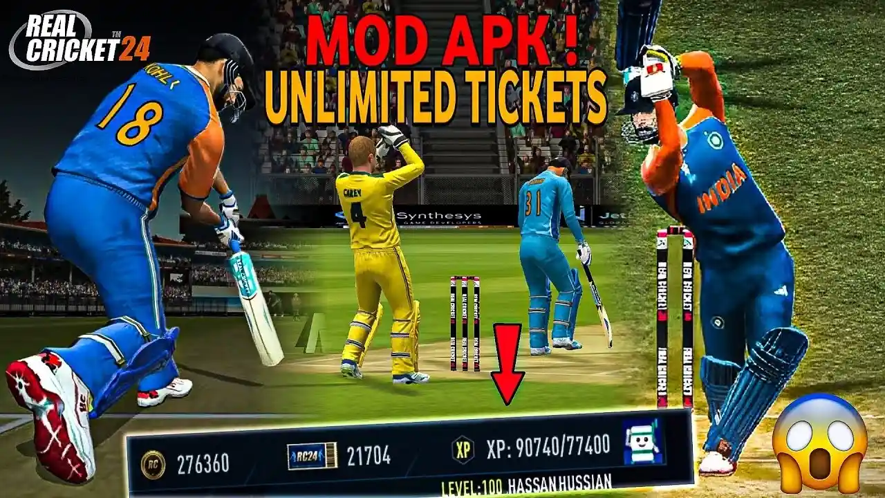 Real Cricket 24 MOD APK Unlimited Money