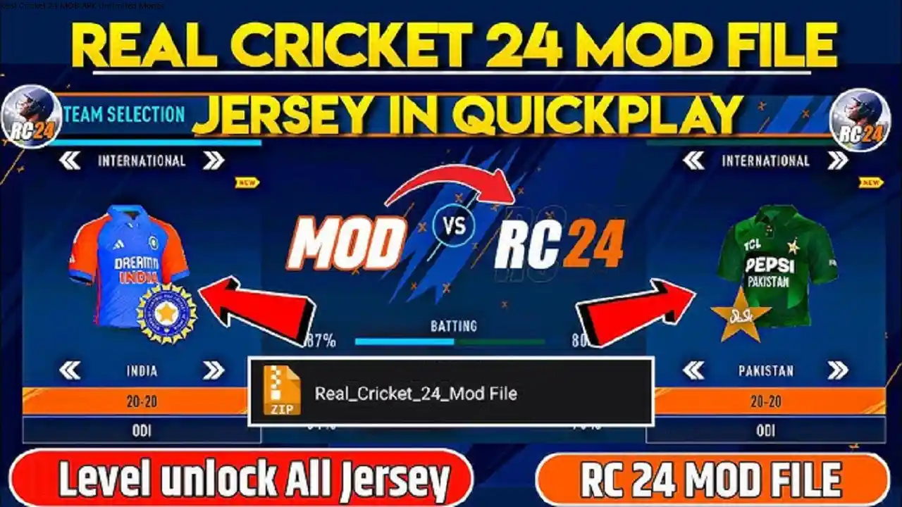 Real Cricket 24 MOD APK Unlimited Money