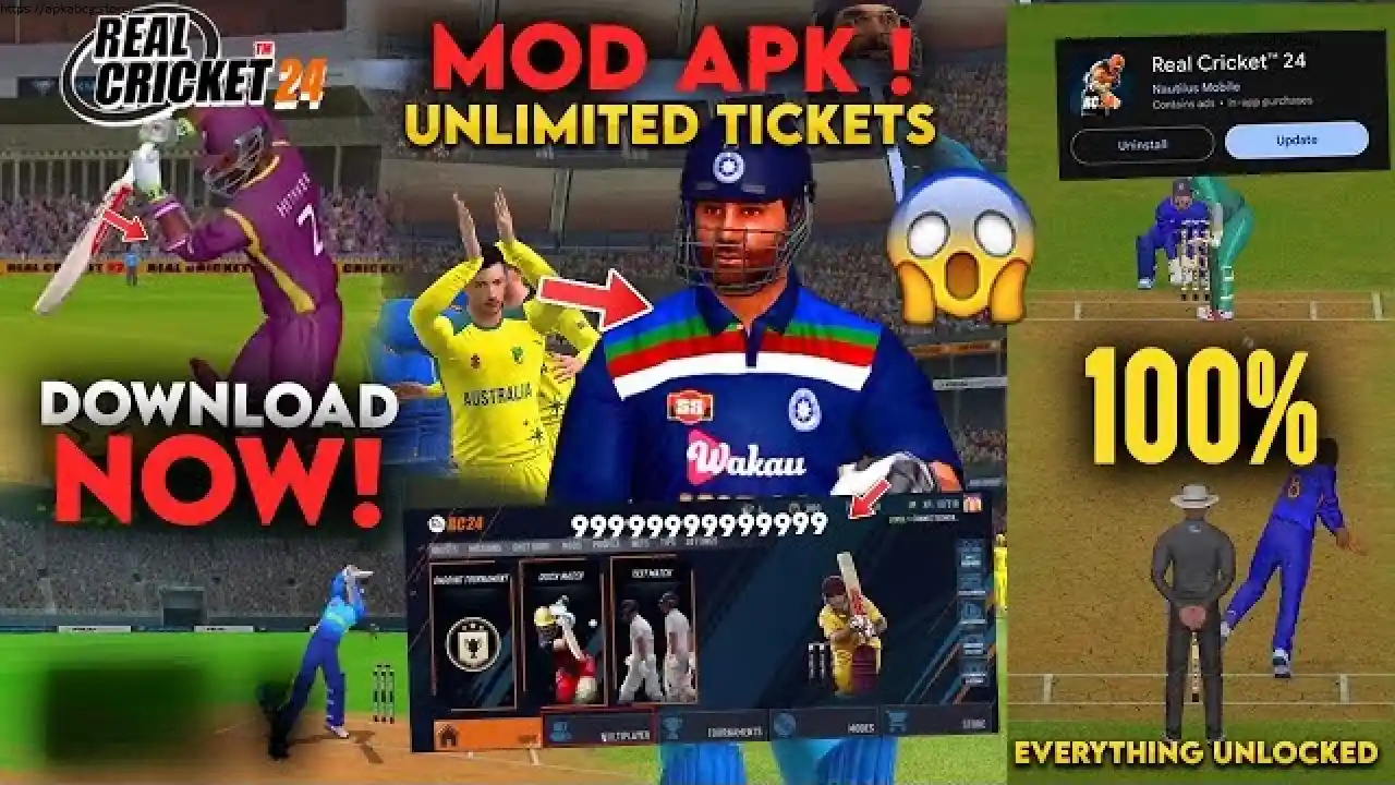 Real Cricket 24 MOD APK Unlimited Money