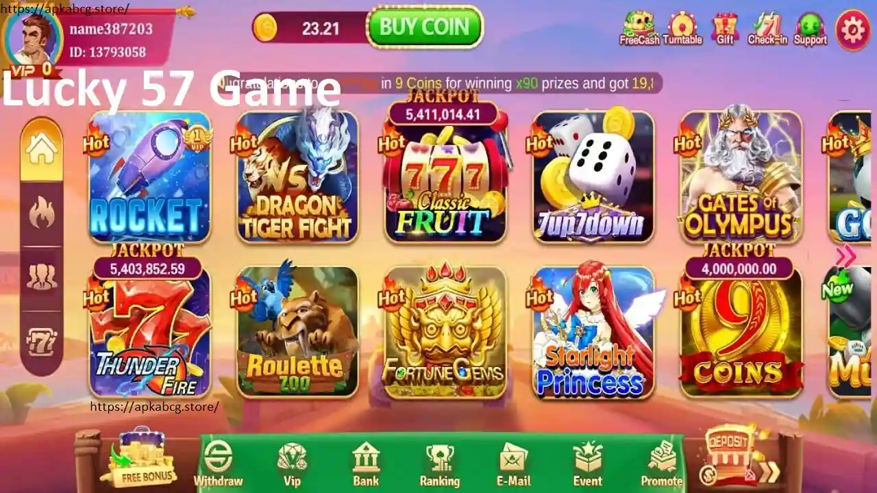 Lucky 57 Game APK