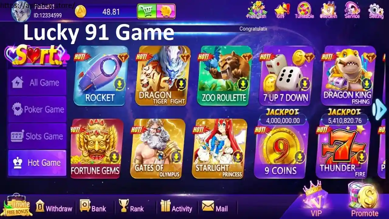 Lucky 91 Game APK