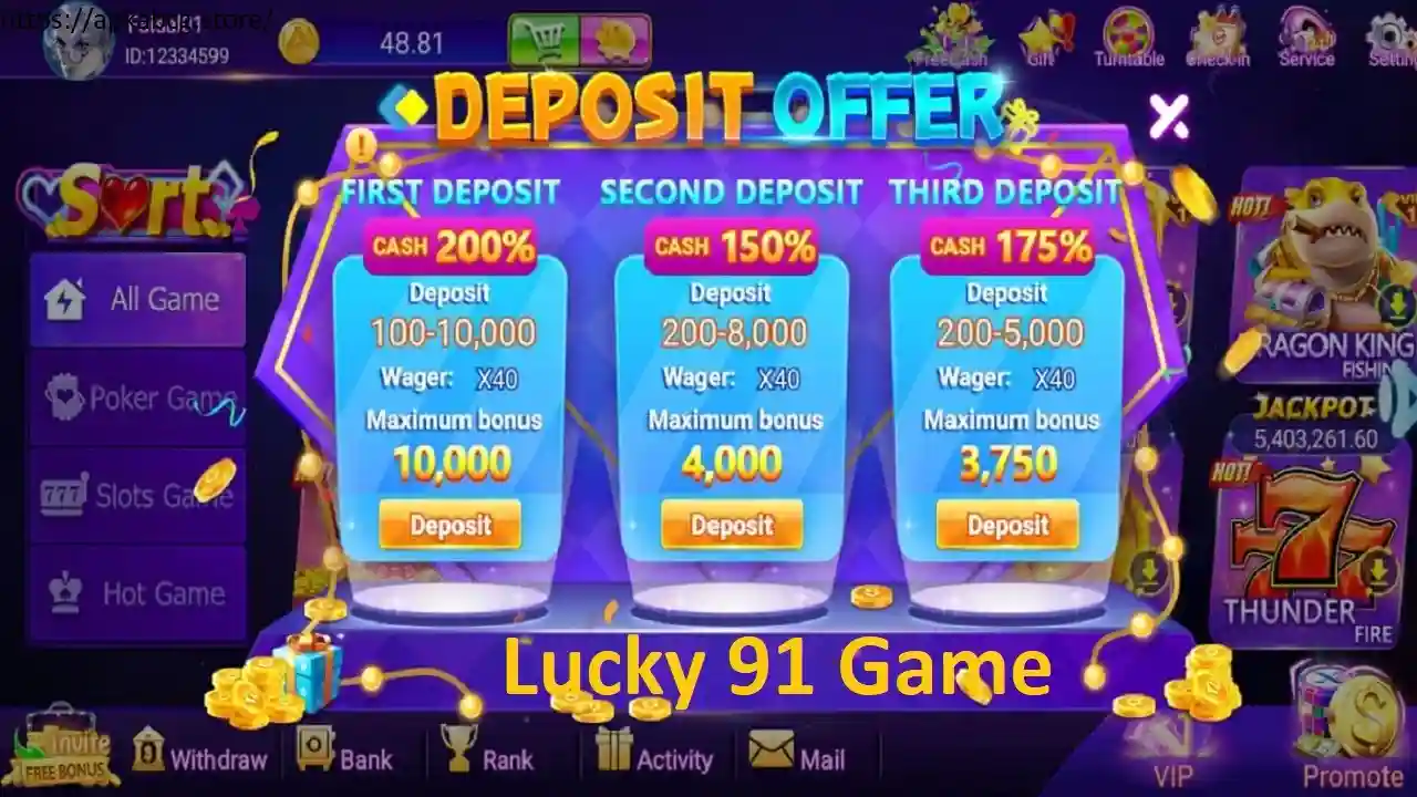 Lucky 91 Game APK