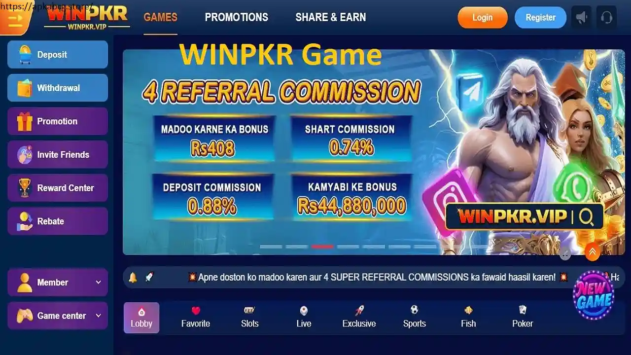 WINPKR Game (Real Earning App) Download Official APK