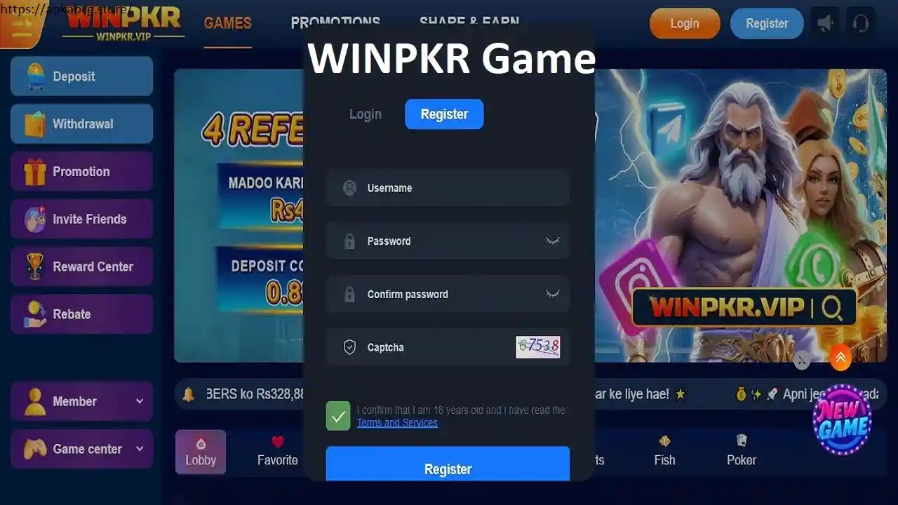 WINPKR Game (Real Earning App) Download Official APK